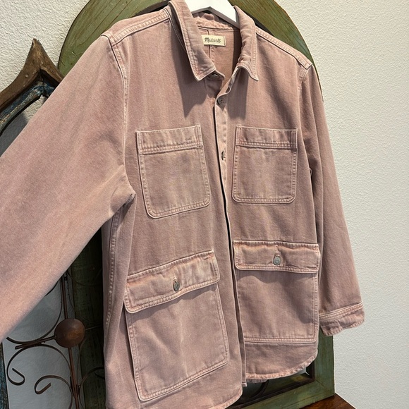 ☀️ MADEWELL Ashford Chore Jacket in Vintage Petal - Picture 3 of 10